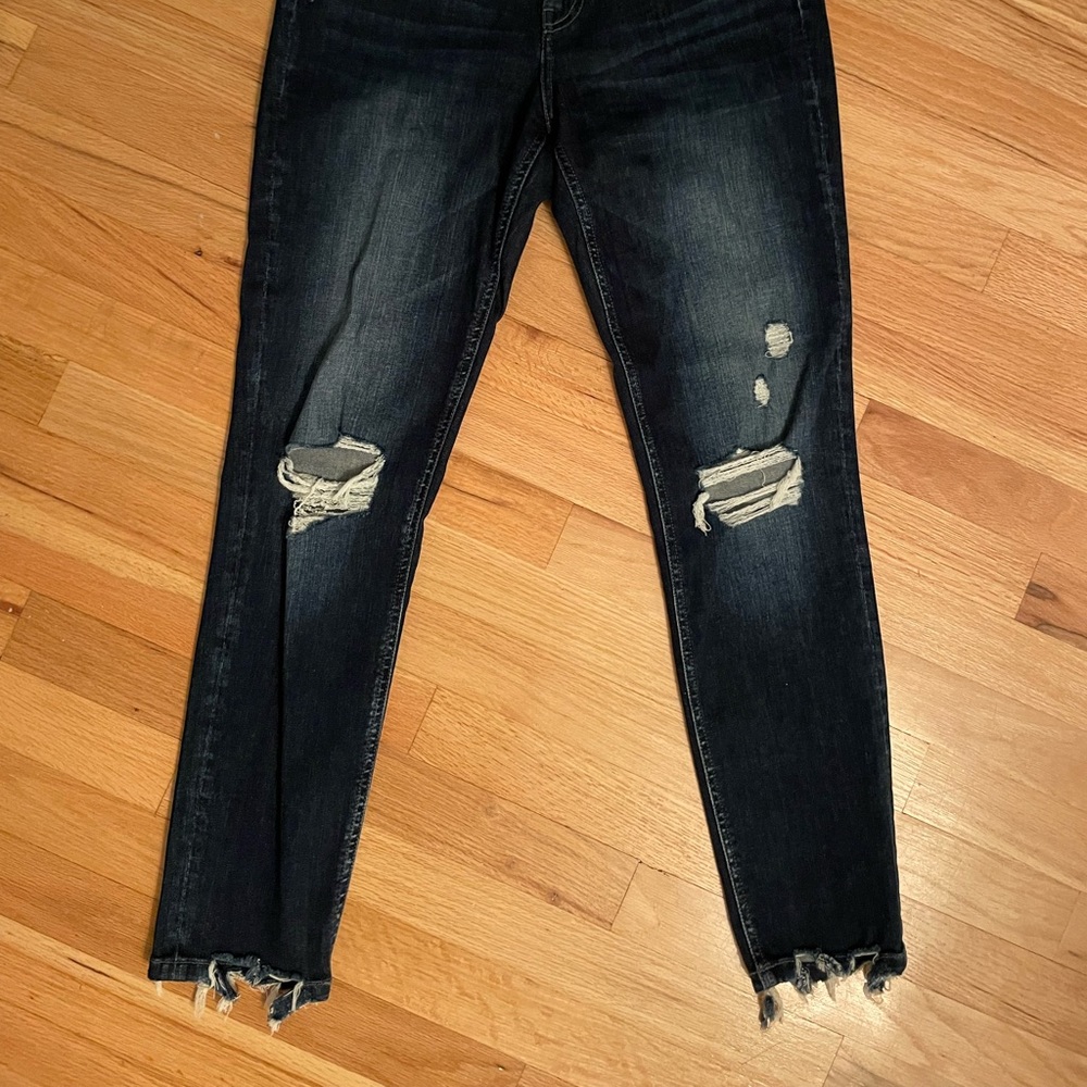 FLYING MONKEY dark wash skinny jeans
